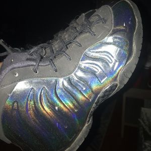 Midnight blue and black Nike Foamposites 2 1/2